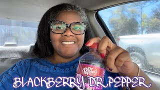 TRYING BLACKBERRY DR. PEPPER FOR THE FIRST TIME #THEREVIEWQUEEN