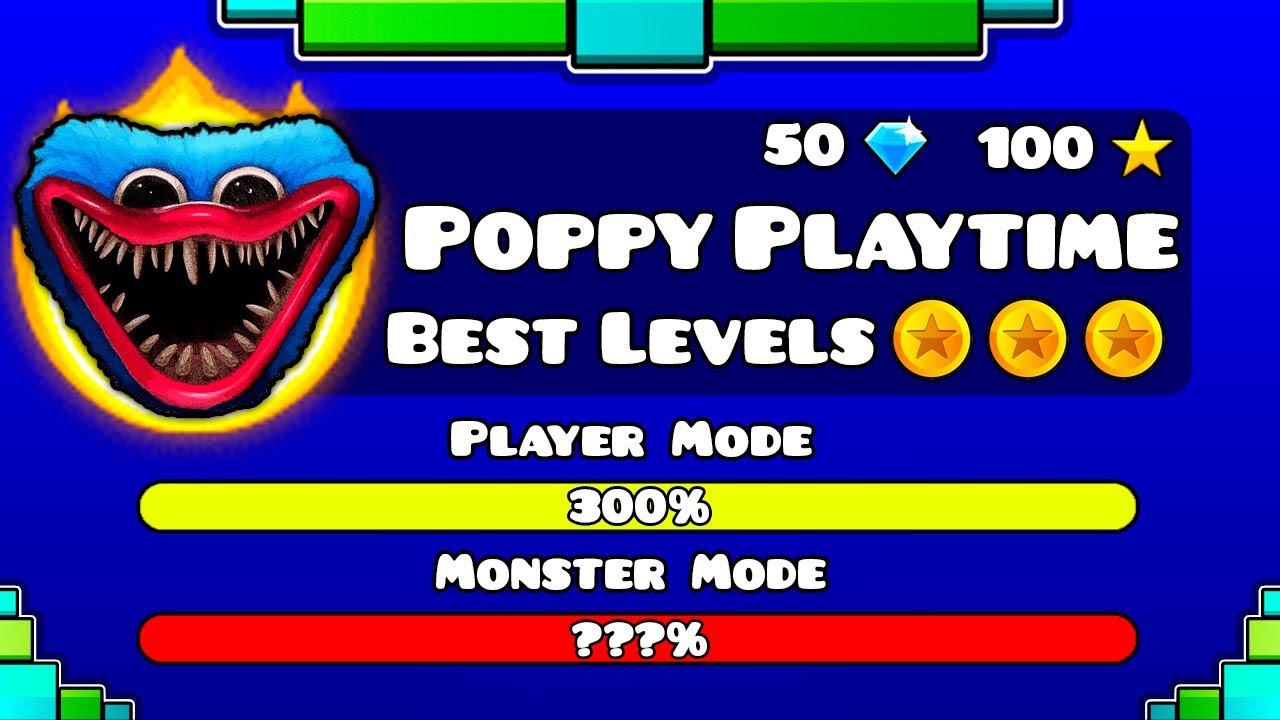 Geometry Dash: Poppy Playtime gameplay tutorial - Video thumbnail