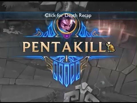 My first ranked solo Pentakill! (Mein erster Solo Penta im Ranked)
