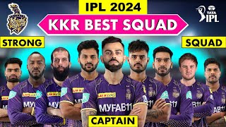 TATA IPL 2024 | Kolkata Knight Riders Final Squad | KKR Final Players List for IPL 2024