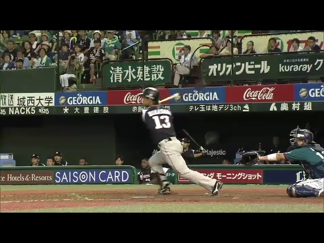 【5回表】マリーンズ・平沢 左投手も苦にせず2試合連続タイムリー!! 2016/8/21 L-M