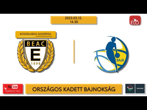 U16 🏀  BEAC-Újbuda KA/B - Bajai NKK/A