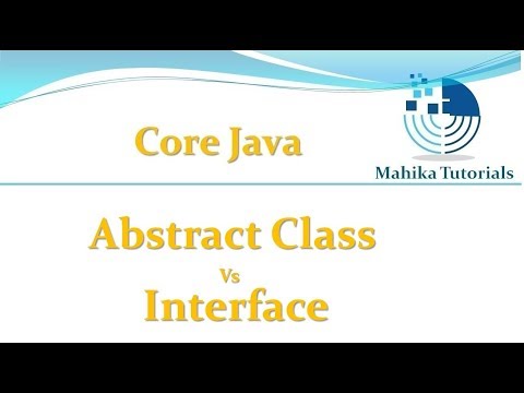 Core Java 59 Abstract Class Vs Interface