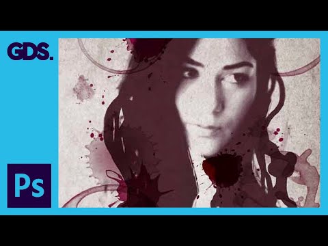 Polygonal portrait | Gradient effect in Adobe Photoshop with Illustrator