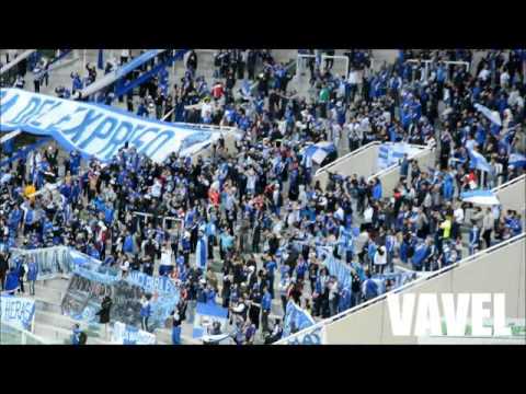 "Hinchada de Godoy Cruz frente a Estudiantes / Por un lugar en la Libertadores / 28-05-16" Barra: La Banda del Expreso • Club: Godoy Cruz