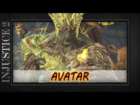 Injustice 2 | AVATAR | New SWAMP THING Epic Gear Set Showcase | Gameplay & Shaders |