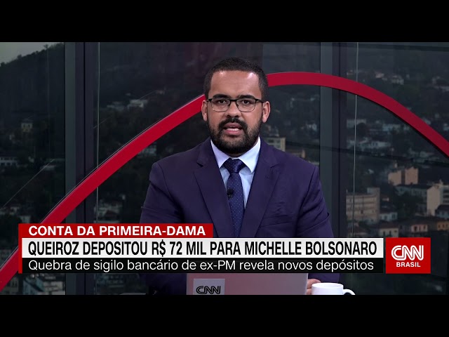 Queiroz fez 27 depósitos para Michelle Bolsonaro, a esposa do presidente,  indica quebra de sigilo, Atualidade