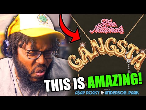 Free Nationals - Gangsta (feat. A$AP Rocky and Anderson .Paak) | REACTION  (soty so far...🏆)