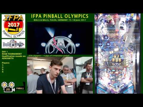 IFPA Olympics Day 1 - Qualification Rounds on AEROSMITH