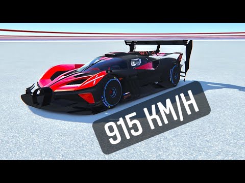 Bugatti Bolide GTR TOP SPEED 915 KM/H at Endless Track