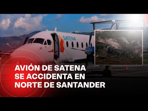Hallan accidentada avioneta de Satena que estaba desaparecida en Norte de Santander