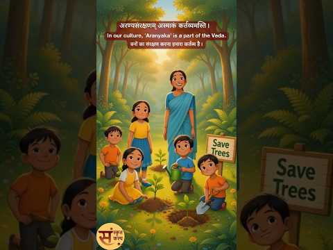 Importance of forest | अरण्यस्य महत्त्वम् (जंगल का महत्व) Sanskrit Story - 87 | Sanskrit Kalp