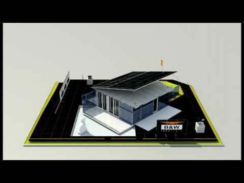 The B&W House roof and facade movement