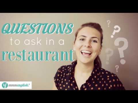 mmmEnglish 05 - Perguntas a serem feitas em um restaurante!