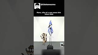 Mordecai e Rigby ofendendo geral🤣 | Apenas um Show | #shorts #desenhos