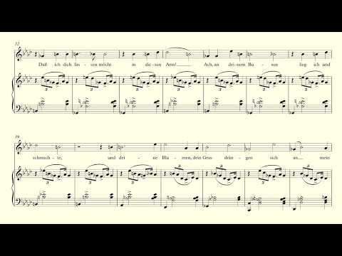 Ganymed - Schubert - accompaniment in Ab Major