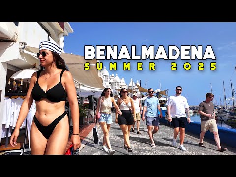 Benalmadena Spain Beautiful Summer 2025 September Update Costa del Sol Walk | Málaga [4K]