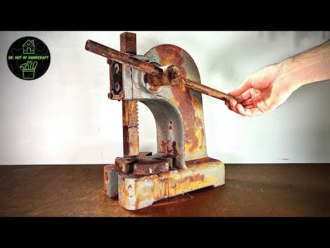 Arbor press restoration I Dr. Hut of Handcraft