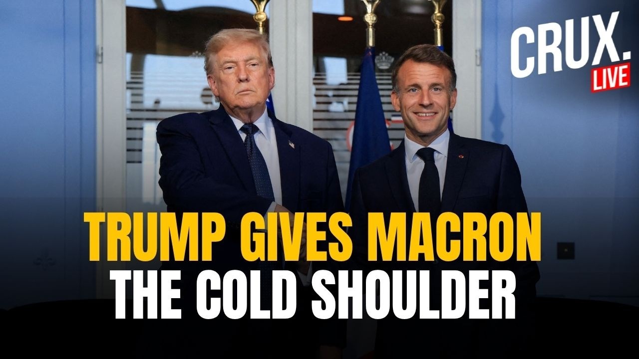 LIVE | On Camera: Trump Snubs Macron After French President Doesn’t Receive Him At The Airport