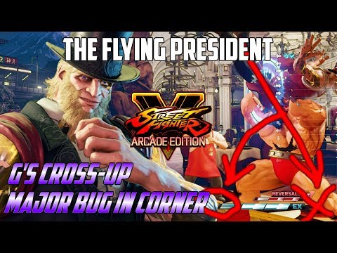 G's Corner Cross-Up - A Major Bug Against Large Characters In Street Fighter 5