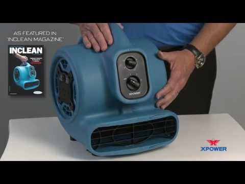 XPOWER P-230AT 1/4HP Mini Air Mover