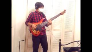 Deep Into The Night - Hiromi's Sonicbloom  bass cover　ベースひいてみた