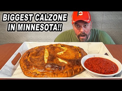 Dominating the "Dough-Zone" Calzone Challenge in Aitkin, Minnesota!