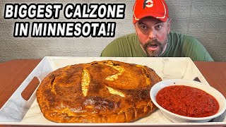 Rosallini’s 96oz Italian Calzone Challenge Is the Biggest in Minnesota!!