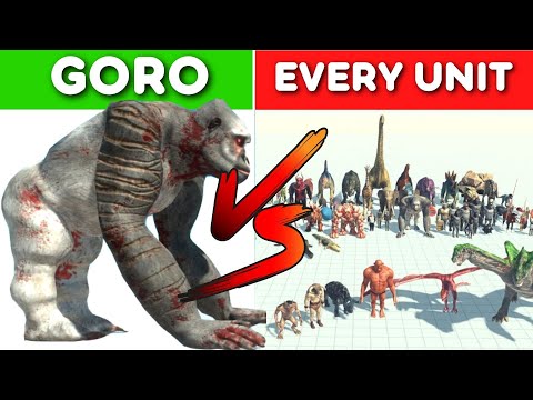 GORO the Giant vs EVERY UNIT Tournament - Animal Revolt Battle Simulator | ARBS