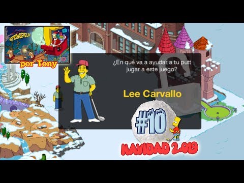 Los Simpson Springfield "Navidad'19: Capítulo 10 - Lee Carvalho y el Castillo de Minigolf" por Tony