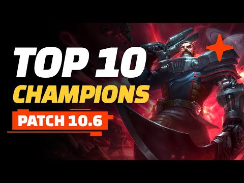Top 10 BEST Champions - Teamfight Tactics Patch 10.6