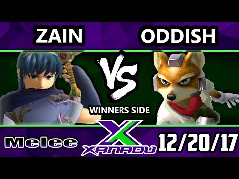 S@X 233 Melee - Zain (Marth) Vs. Oddish (Fox) - Smash Melee Tournament - SSBM