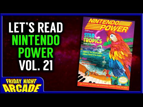 Let's Read Nintendo Power #21 - My First Issue Ever | Friday Night Arcade