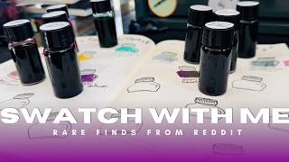 Swatching Rare Fountain Pen Inks: Reddit Finds & Discontinued Gems