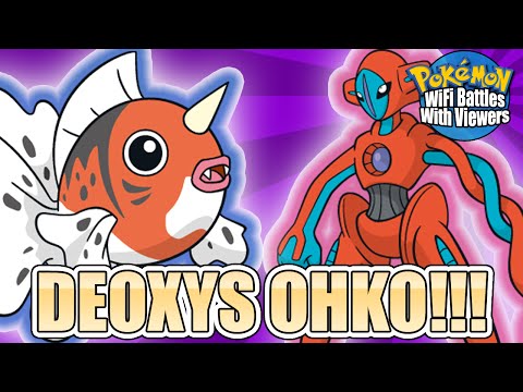 DEOXYS OHKO! | Pokémon WiFi Battles With Viewers Highlight (Vs. BlasterBoy1995)