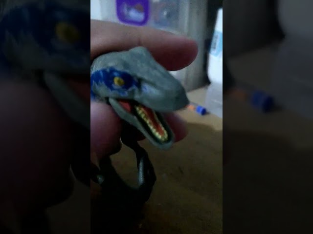 Vídeo relacionado con Jurassic World Velocirráptor Blue Supercolosal, dinosaurio de juguete (Mattel GCT93)