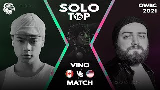 VINO vs MATCH | Online World Beatbox Championship 2021 Solo Battle | Top 16
