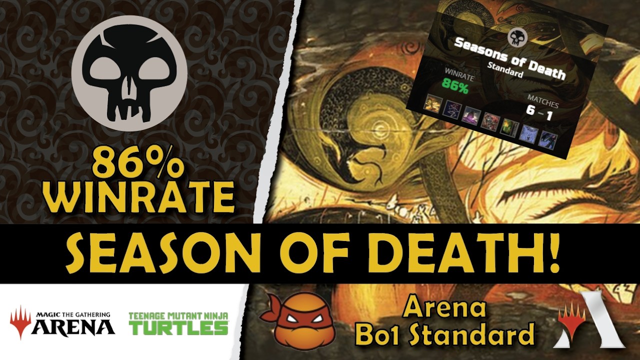 Deathtouch + Season of Loss Is PURE EVIL #tmt #mtg #standard #mtgarena #sweeper #monoblack