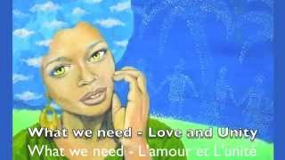 Love & Unity (Lyrics Video) - Alicia Saldenha and Artists in Japan for Haiti