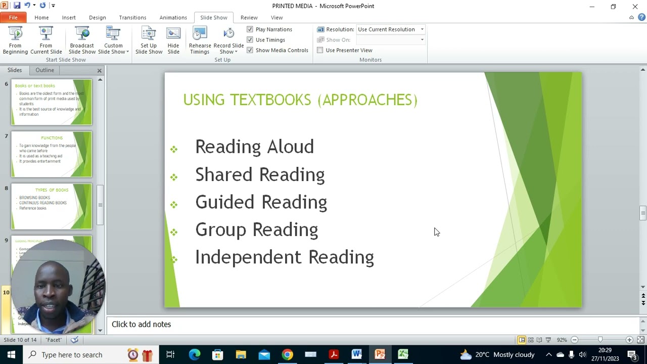 Print Media PowerPoint presentation