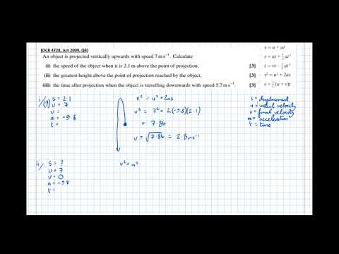 Kinematics with Constant Acceleration (suvat)