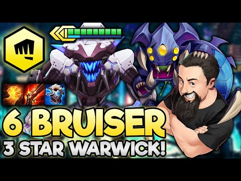 3 Star Warwick - Is This the HEALTHIEST Warwick Ever?! | TFT Glitched Out | Teamfight Tactics