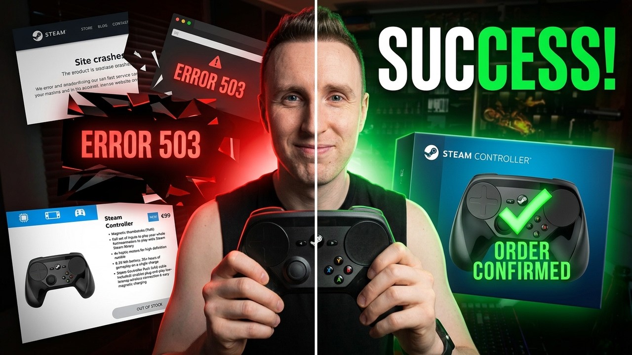 I GOT THE STEAM CONTROLLER! (Even though it's Out of Stock)