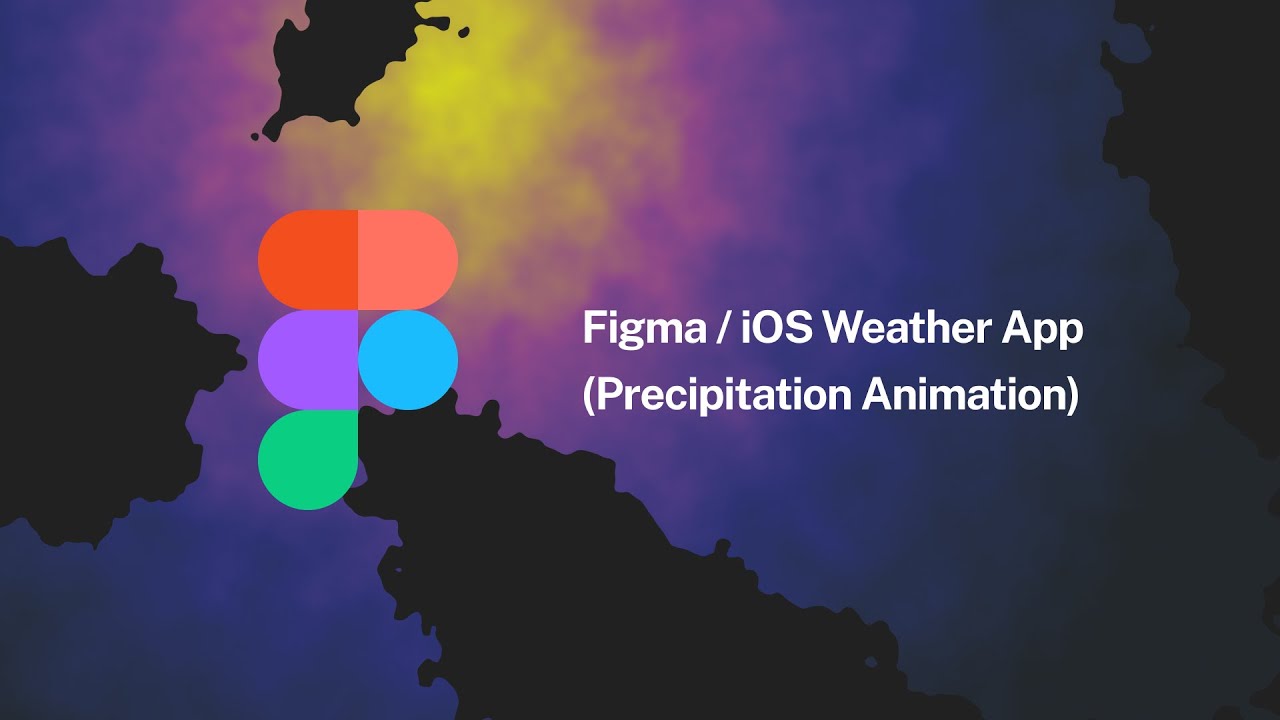 Figma / iOS Weather App (Precipitation Animation)