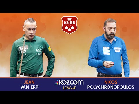 2024/2025 KNBB Kozoom League - Jean VAN ERP vs Nikos POLYCHRONOPOULOS