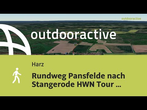 Rundweg Pansfelde nach Stangerode HWN Tour 90 mit Stempelstellen HWN 86 & HWN 205