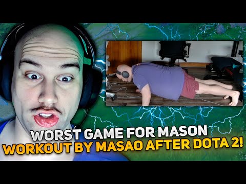 WORST GAME for MASON on CLINKZ! | WORKOUT by MASAO AFTER DOTA 2!