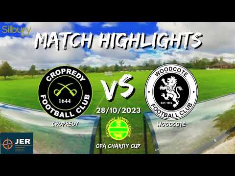 Cropredy vs. Woodcote - OFA Charity Cup - MATCH HIGHLIGHTS 28/10/2023