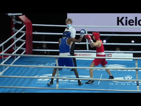 Daiya Kira (JAP) vs. Juan Sebastian Palacios (COL) AIBA Youth World Championships 2021 (52kg)