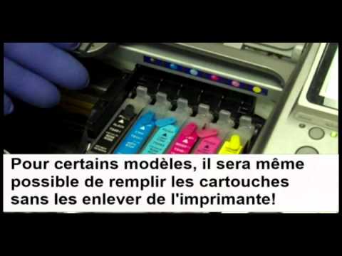 comment remplir une cartouche d'encre epson sx125